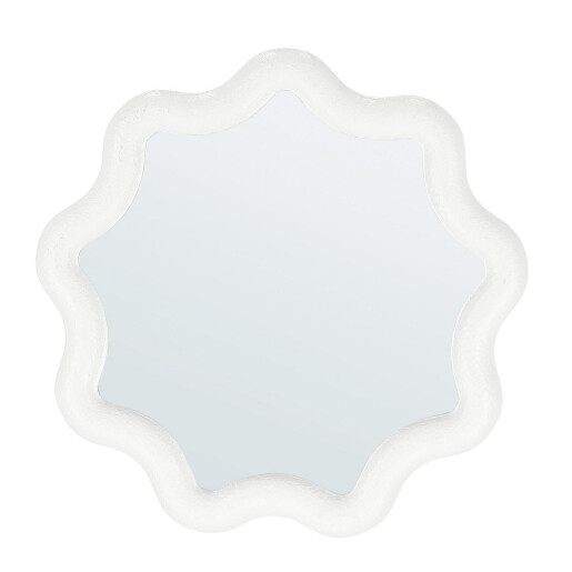 Oglinda perete rama sticla alba Creamy 36x2x36h