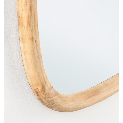 Oglinda perete mdf natur Kennelly 35,5x2x50h