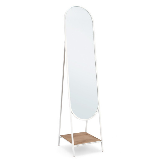 Oglinda podea alb maro Valentin 40x43.5x173.5 cm