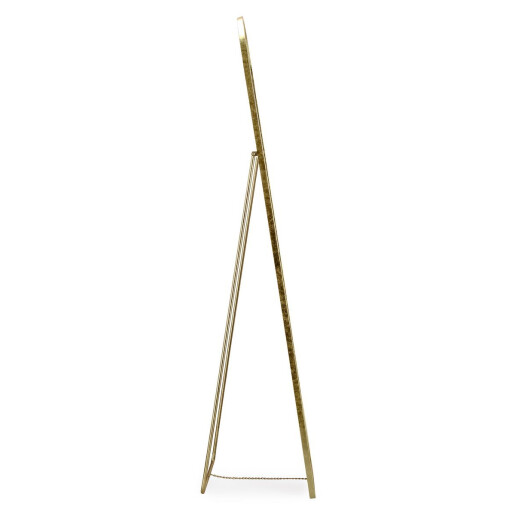 Oglinda podea otel auriu 40x4x175 cm