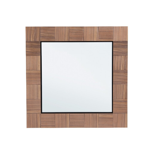 Oglinda perete lemn maro Alfalda 106x5,5x106h