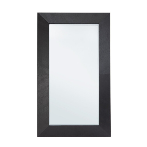 Oglinda perete lemn negru Mallow 109,5x7,5x185h