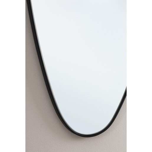 Oglinda perete rama otel negru Asteroid 56x1.5x130 cm