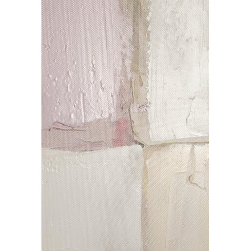 Tablou decorativ pictat manual canvas abstract Meldert 80x3,8x120h