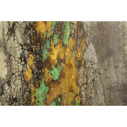 Tablou decorativ cu rama abstract pictat manual canvas Bold 80x4,8x110h