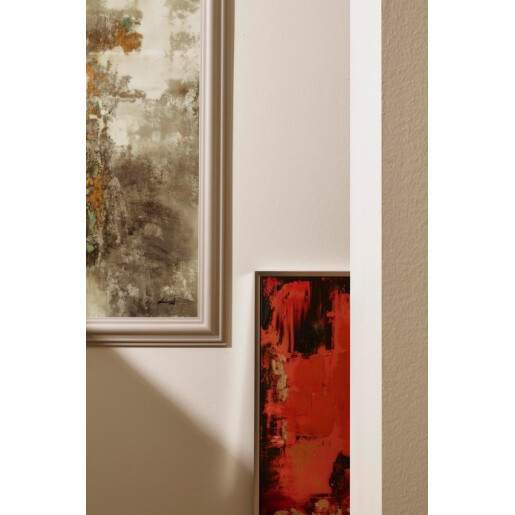 Tablou decorativ cu rama abstract pictat manual canvas Bold 80x4,8x110h