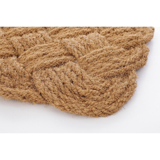 Covoras intrare casa fibre cocos Braid 40x60 cm
