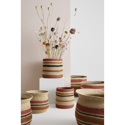 Set 3 cosuri iarba mare multicolora Waylon 20x19 cm, 25x22 cm, 30x25 cm
