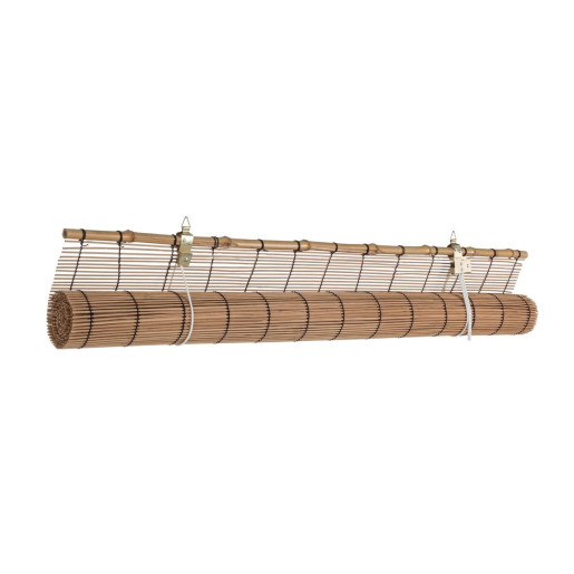 Jaluzea tip rulou din bambus maro Midollo 90 cm x 180 h