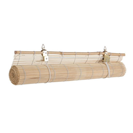 Jaluzea tip rulou din bambus natur Midollo 120x260 cm