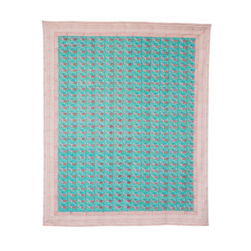 Cuvertura pat bumbac multicolor Emelie 220x260 cm
