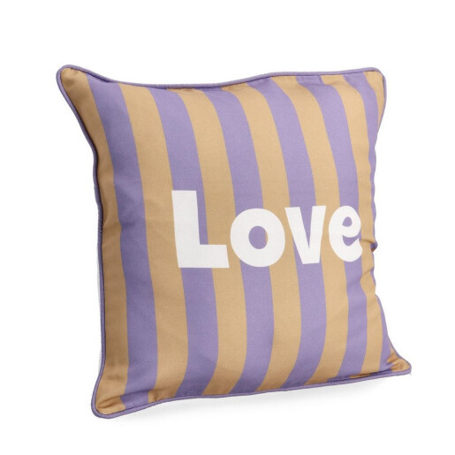 Perna decorativa poliester multicolor Love 45x45 cm