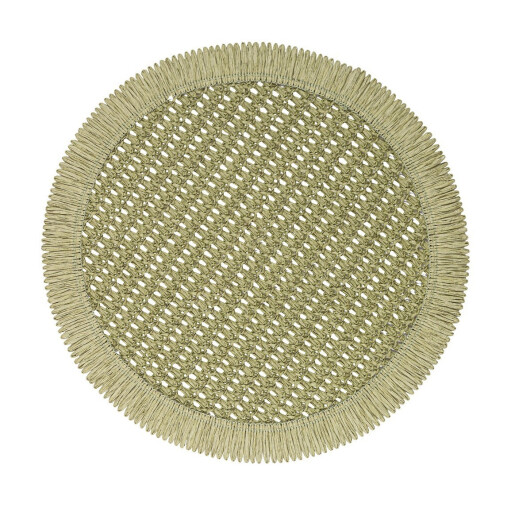 Set 12 suporturi farfurii hartie verde Westyn Ø38 cm