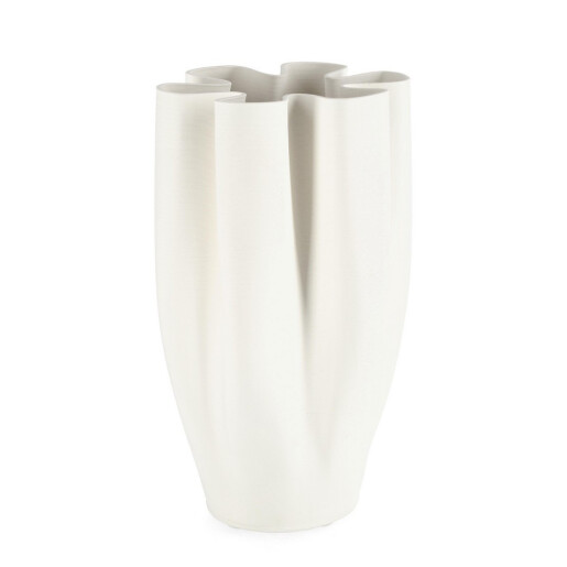 Vaza flori ceramica alba Maeli Ø19x32h