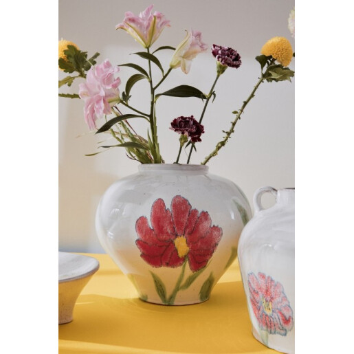 Vaza flori ceramica multicolora Sketchi Ø33x28h