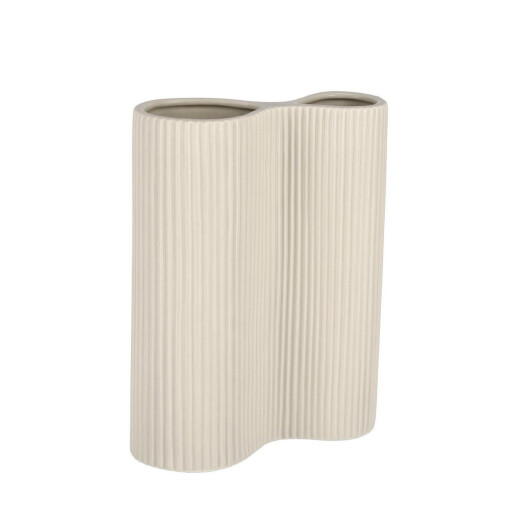 Vaza flori ceramica ivoire Vivy 18x8x24h