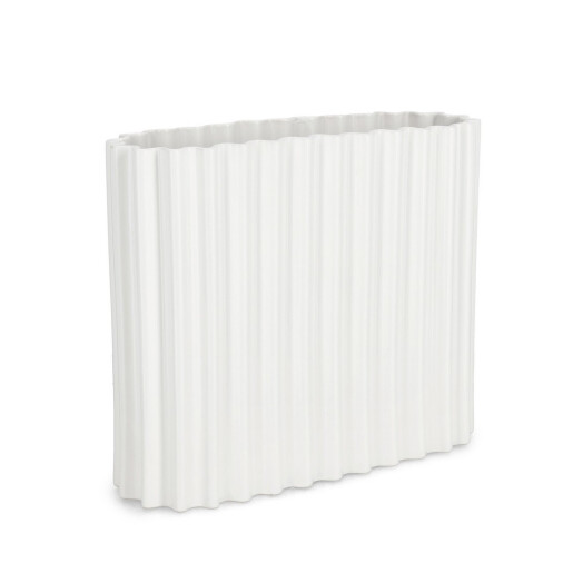 Vaza flori ceramica alba Holaf 36x12x30h