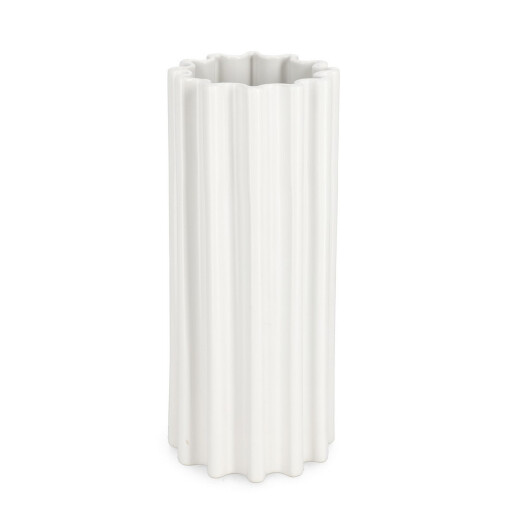 Vaza flori ceramica alba Holaf Ø11,5x27h