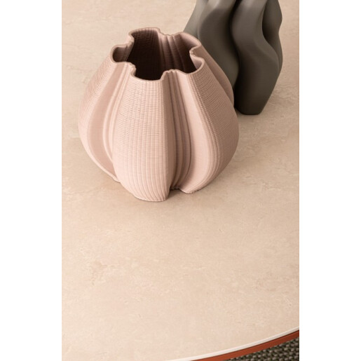 Vaza flori ceramica roz Reiko Ø25x23h