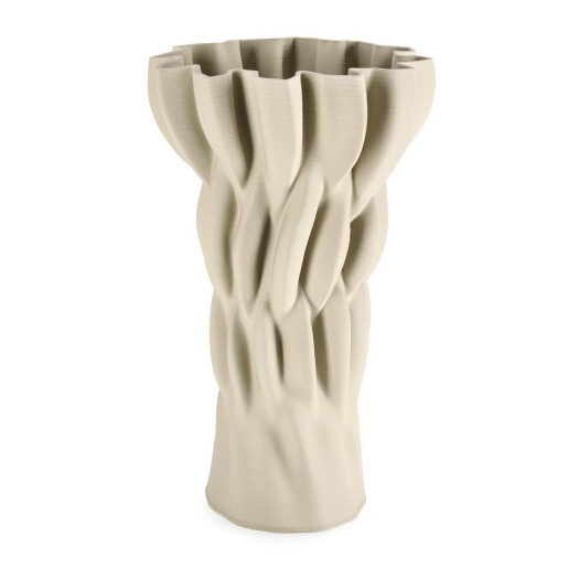 Vaza flori ceramica bej Reiko Ø26x48h