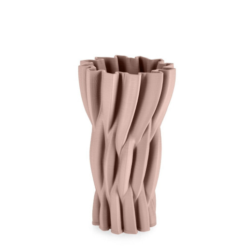 Vaza flori ceramica roz Reiko Ø18x30h