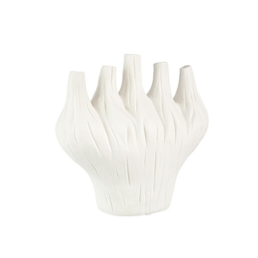 Vaza flori ceramica alba Misa 30x16x29h