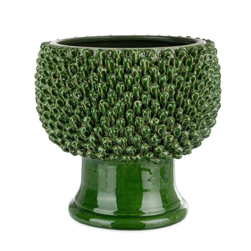 Vaza flori ceramica verde Pinecone Ø34x32,5h