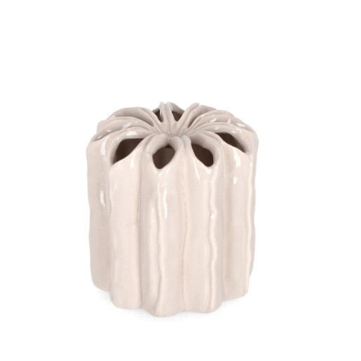 Vaza flori ceramica roz Kichi 14,5x14x15,5