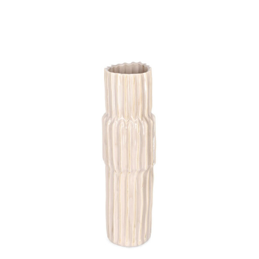 Vaza flori ceramica roz Yiku 17,5x18x59,5h