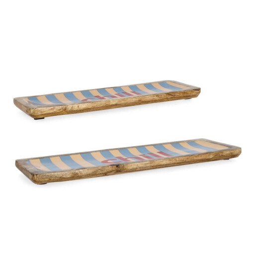 Set 2 tavi lemn mango email Chill 38x12x2h, 46x15x2h