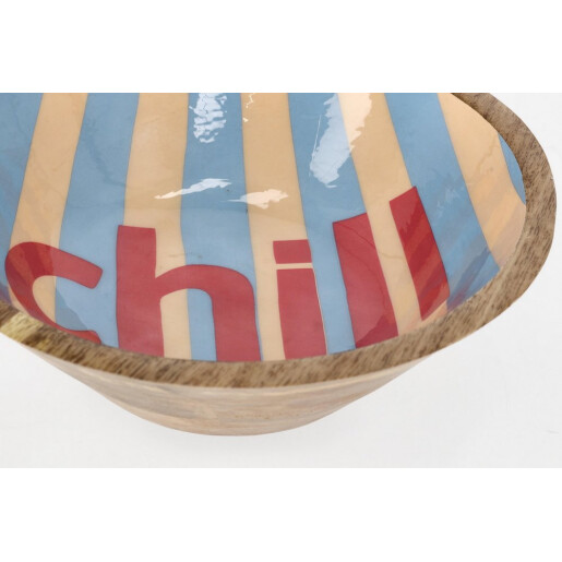 Set 2 boluri lemn mango email Chill Ø25x7h; ø30x9h