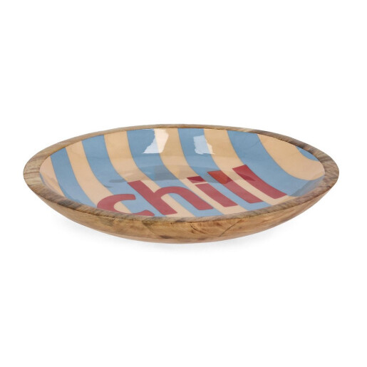 Bol lemn mango email Chill Ø38x6,5h