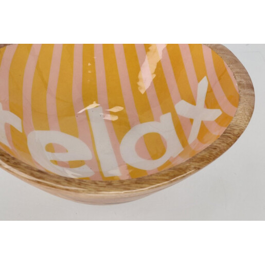 Bol lemn mango email Relax 24x20x9,5h
