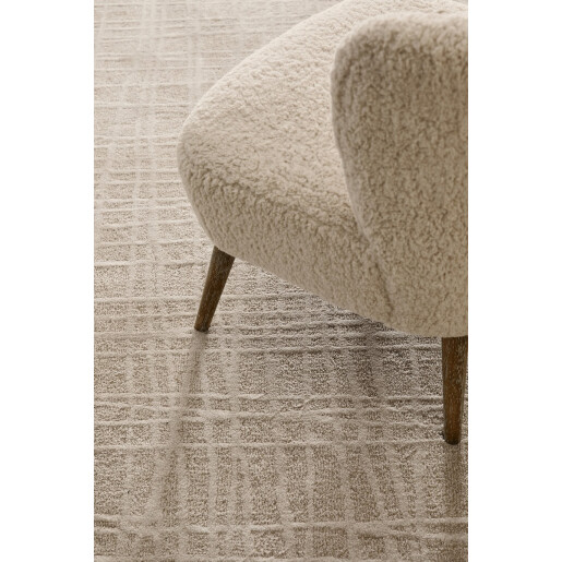 Covor textil crem bej Tania 160x230x1.2 cm