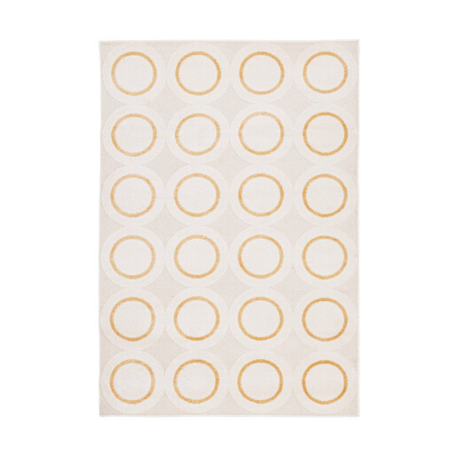 Covor textil crem galben Zina 200x290x0.9 cm
