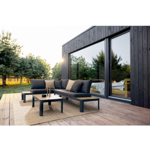 Covor polipropilena taupe interior, exterior Bhajan 200x0.8x300 cm