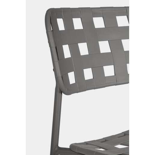 Set 4 scaune bar otel gri Clover 52x45x109 cm