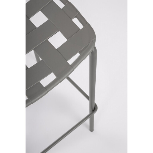 Set 4 scaune bar otel gri Clover 52x45x109 cm