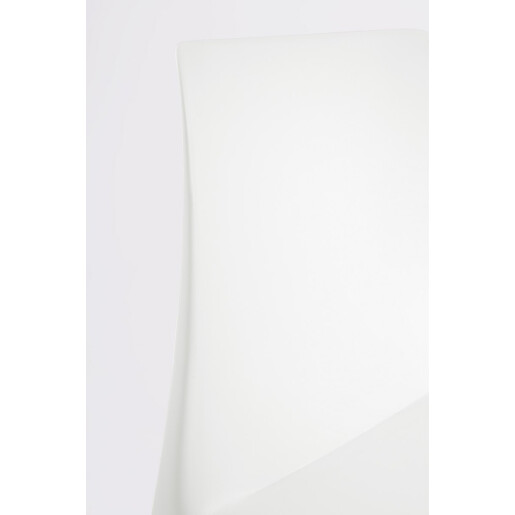 Set 4 scaune polipropilena alba Chloris 50.5x42x82 cm