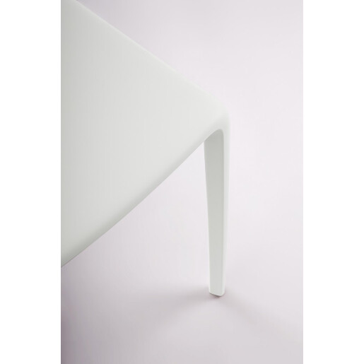 Set 4 scaune polipropilena alba Chloris 50.5x42x82 cm