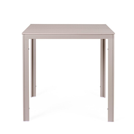 Masa gradina, terasa otel taupe Sarita 78x78x74h