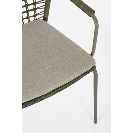 Set 4 scaune verzi Canar 58.5x61.5x81 cm