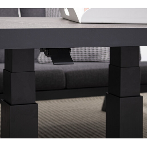 Masa inaltime reglabila gri antracit Truman 140x85x49/72h