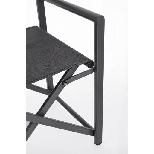 Set 2 scaune gradina gri antracit Taylor 48x56x86 cm