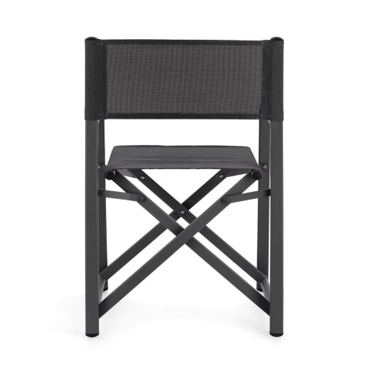 Set 2 scaune gradina gri antracit Taylor 48x56x86 cm