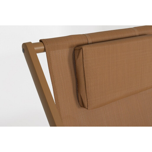 Set 4 scaune gradina maro pecan Taylor 60.5x101.5x73.5 cm