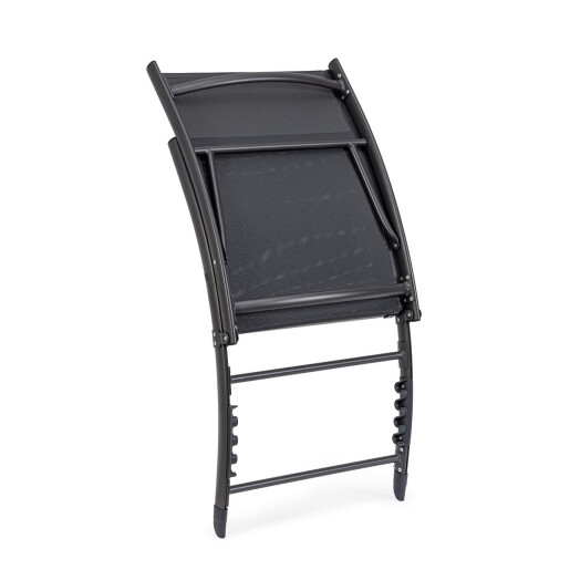 Set 2 fotolii gradina recliner gri antracit Taylor 53x166.5x90 cm