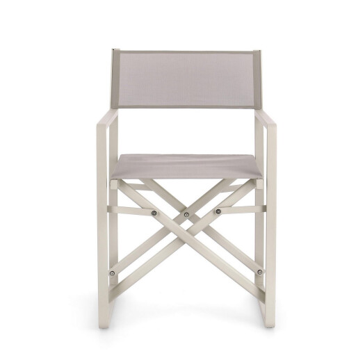 Set 2 scaune gradina bej Konnor 55x50.5x84.5 cm