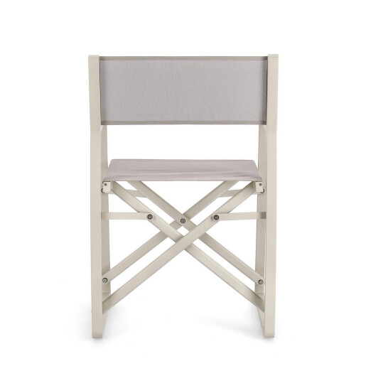 Set 2 scaune gradina bej Konnor 55x50.5x84.5 cm