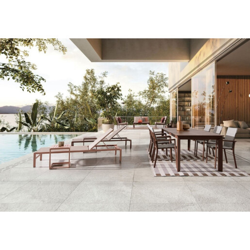 Set 4 perne scaune textil natur Konnor 91x41x1h